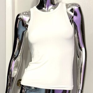 Gentle Fawn - Classic White Tank Top (double layer knit)